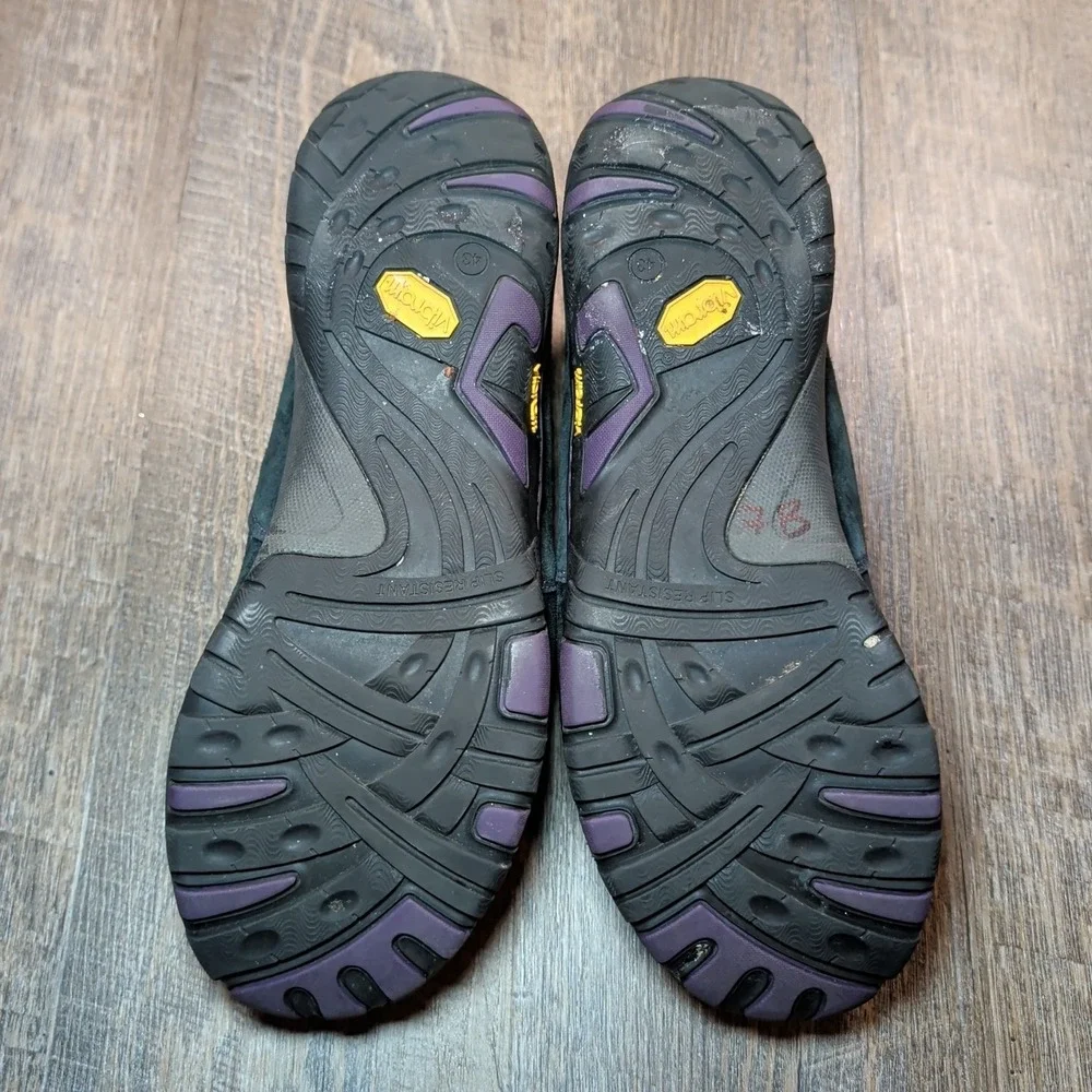 Dansko Paisley Womens EU 43 US 12.5-13 Navy Blue Leather Vibram Waterproof